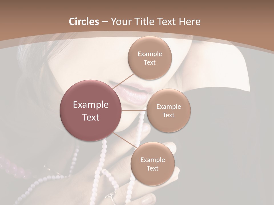 Human Looking Portrait PowerPoint Template