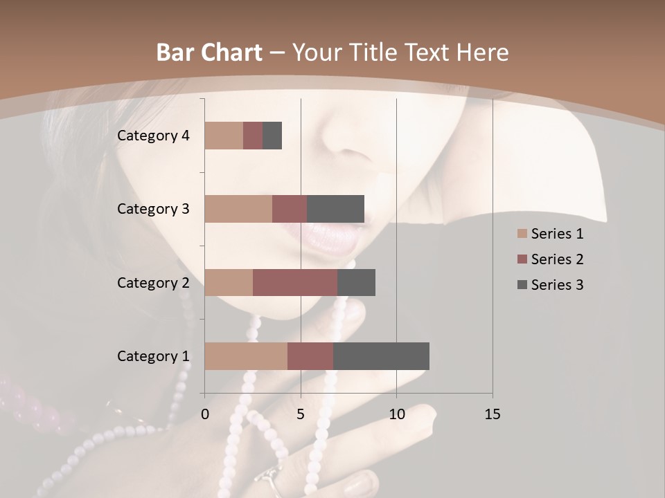 Human Looking Portrait PowerPoint Template