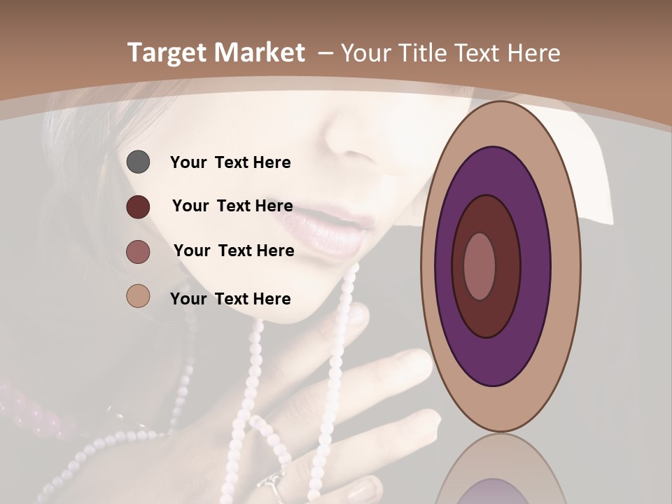 Human Looking Portrait PowerPoint Template