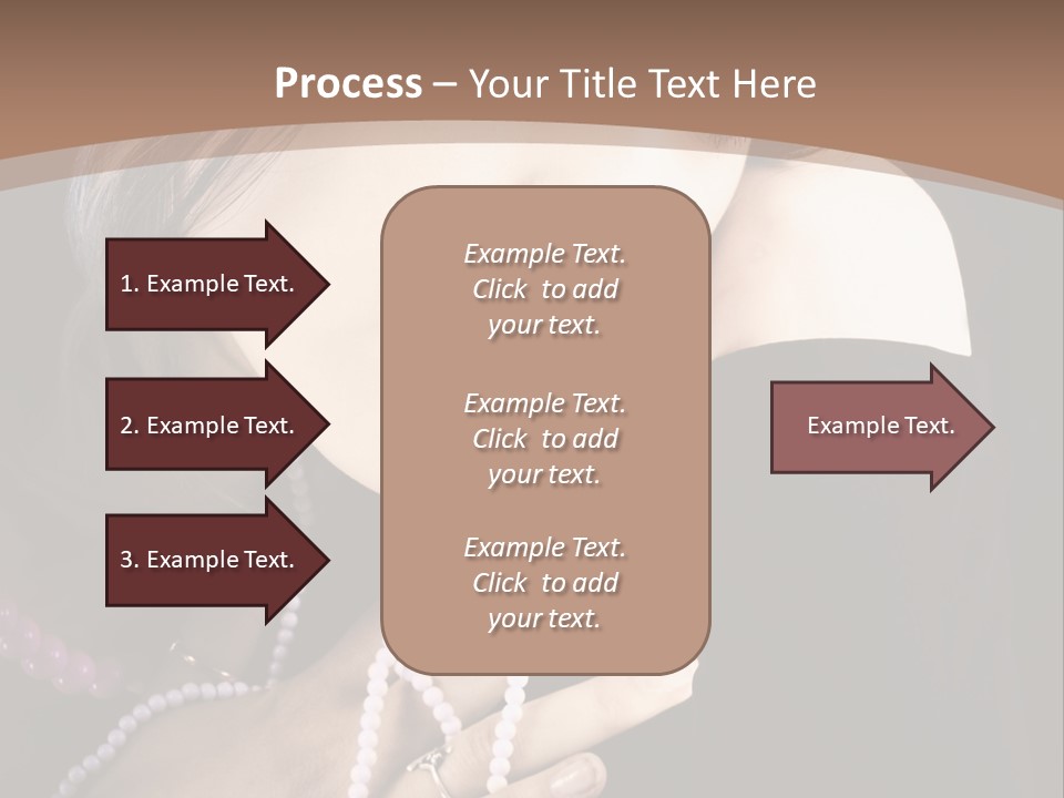 Human Looking Portrait PowerPoint Template