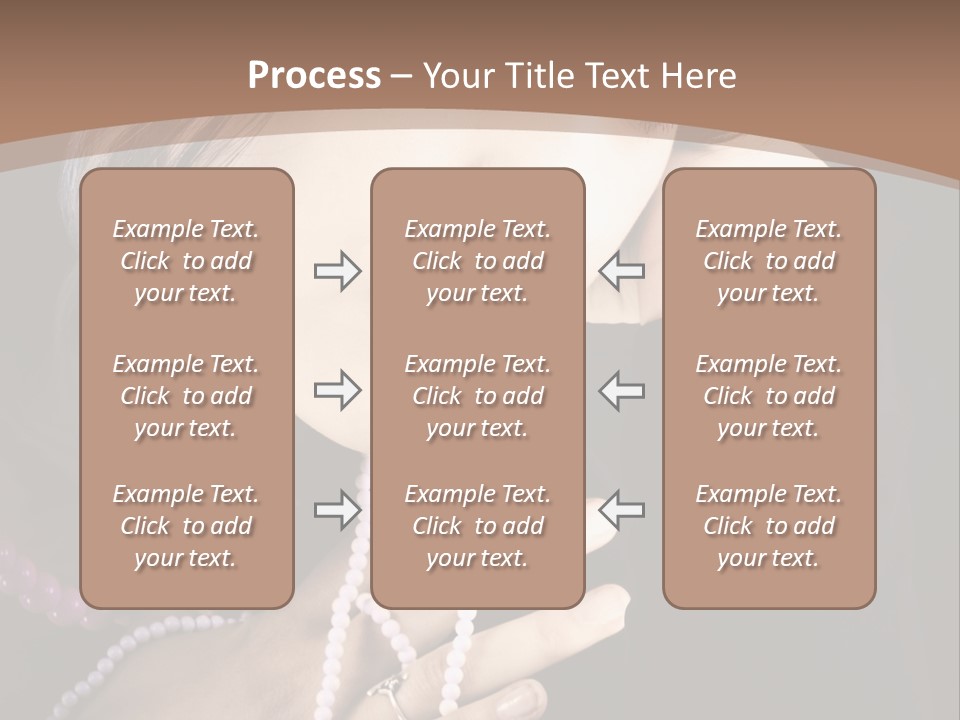 Human Looking Portrait PowerPoint Template