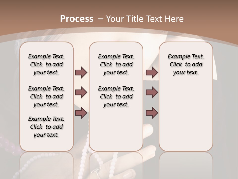 Human Looking Portrait PowerPoint Template