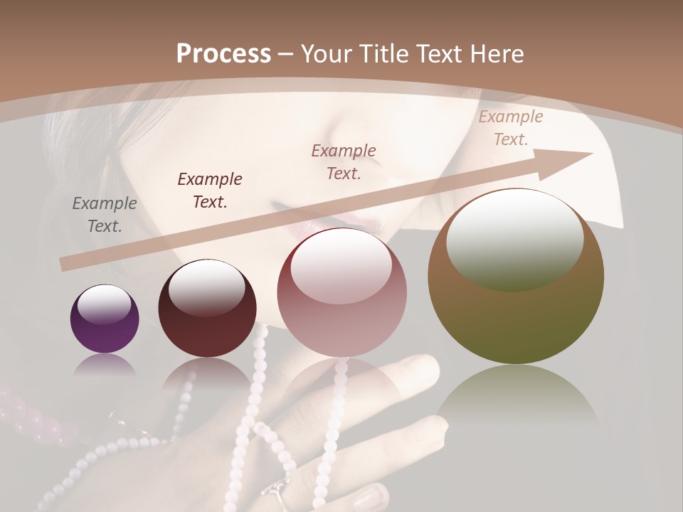 Human Looking Portrait PowerPoint Template