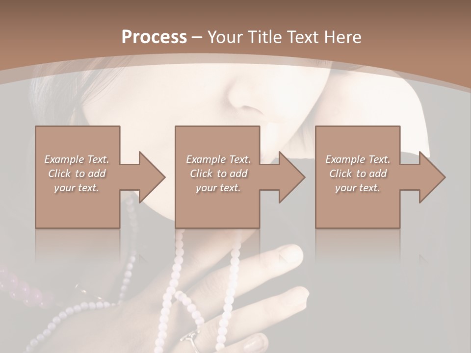 Human Looking Portrait PowerPoint Template