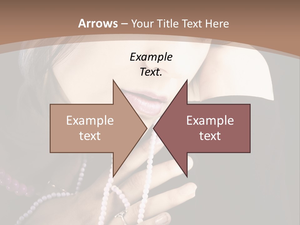 Human Looking Portrait PowerPoint Template