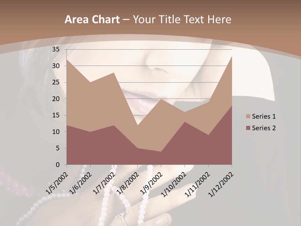 Human Looking Portrait PowerPoint Template