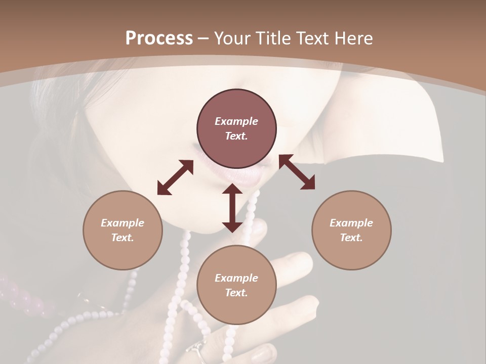 Human Looking Portrait PowerPoint Template