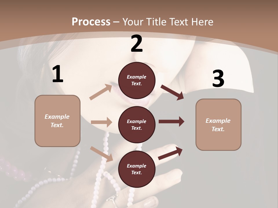 Human Looking Portrait PowerPoint Template
