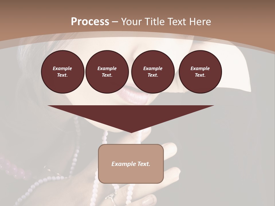 Human Looking Portrait PowerPoint Template