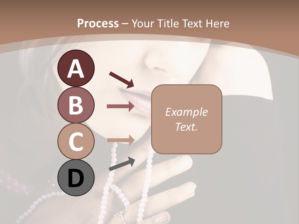 Human Looking Portrait PowerPoint Template