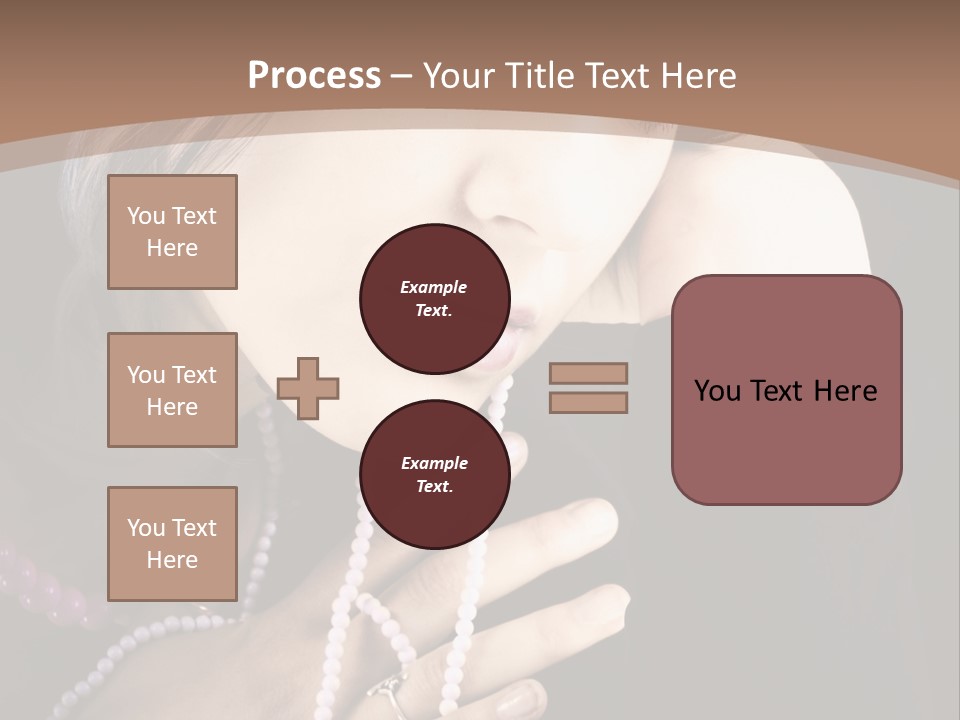 Human Looking Portrait PowerPoint Template