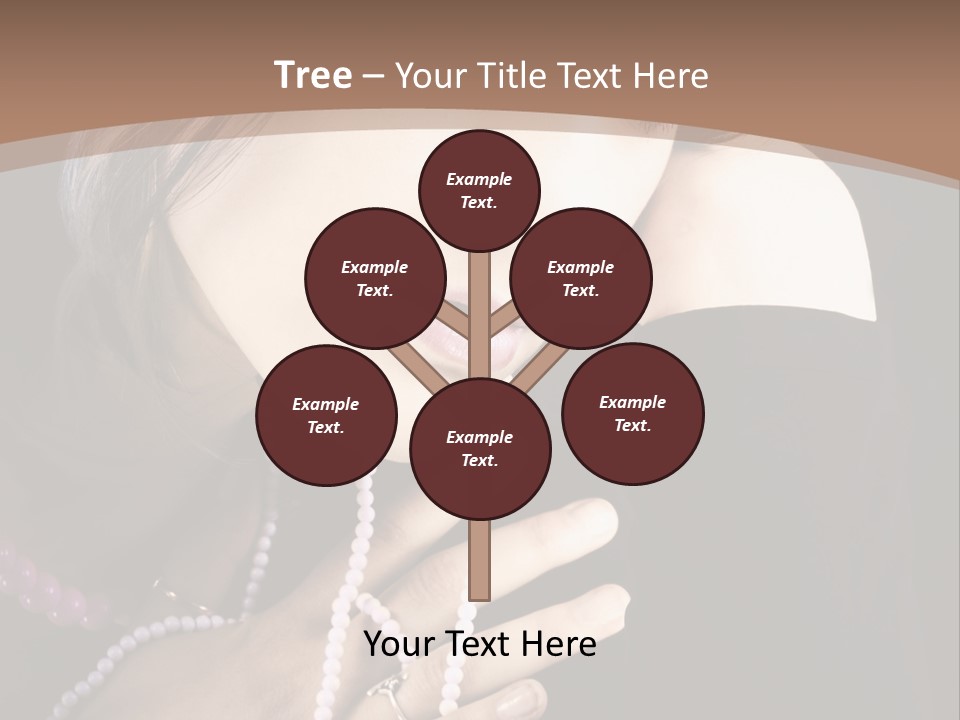 Human Looking Portrait PowerPoint Template