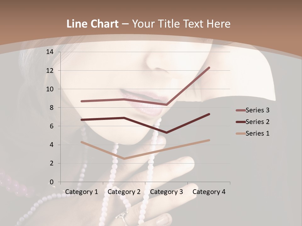 Human Looking Portrait PowerPoint Template