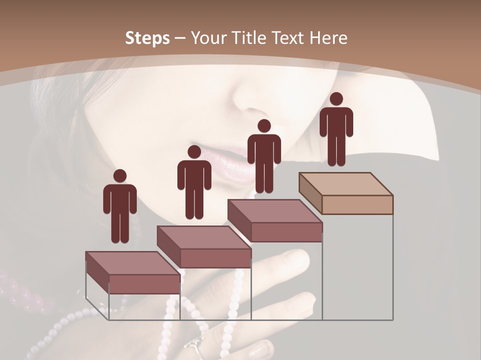 Human Looking Portrait PowerPoint Template