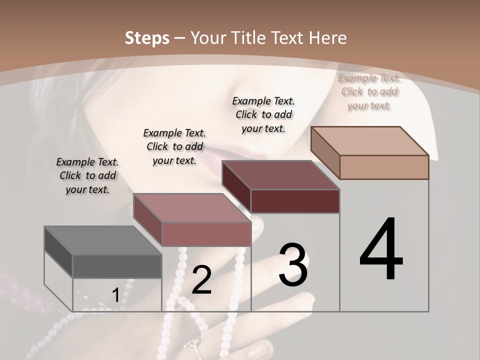 Human Looking Portrait PowerPoint Template