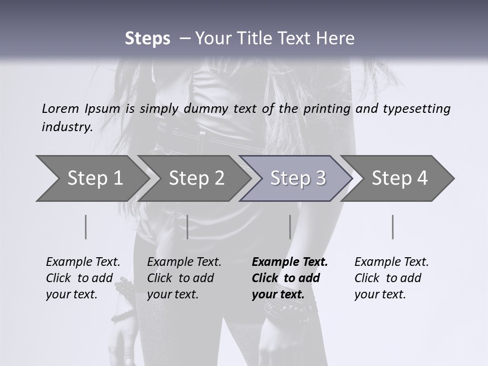 Fluffy Expression Vogue PowerPoint Template