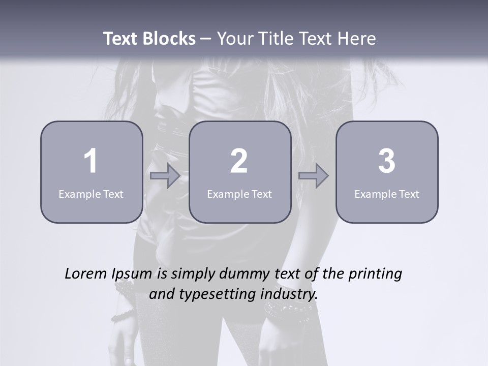 Fluffy Expression Vogue PowerPoint Template