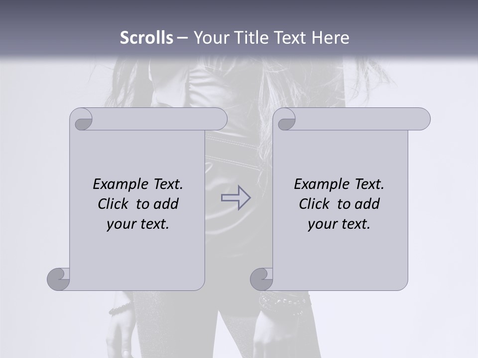 Fluffy Expression Vogue PowerPoint Template