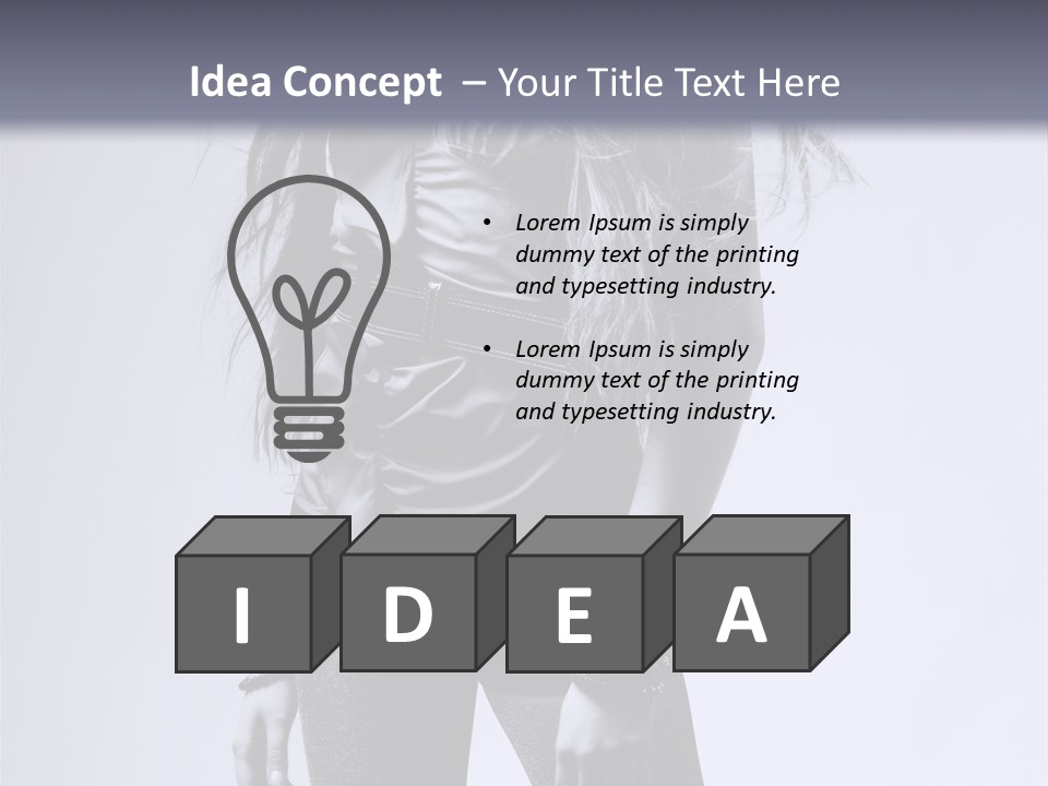 Fluffy Expression Vogue PowerPoint Template