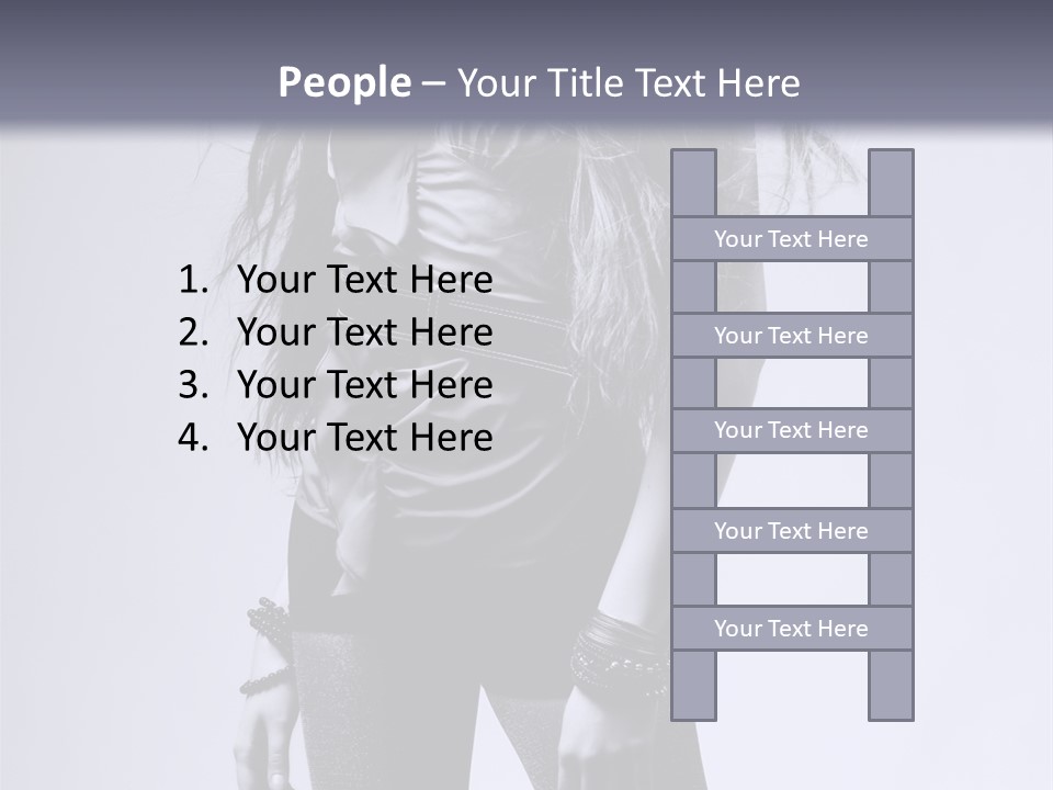 Fluffy Expression Vogue PowerPoint Template