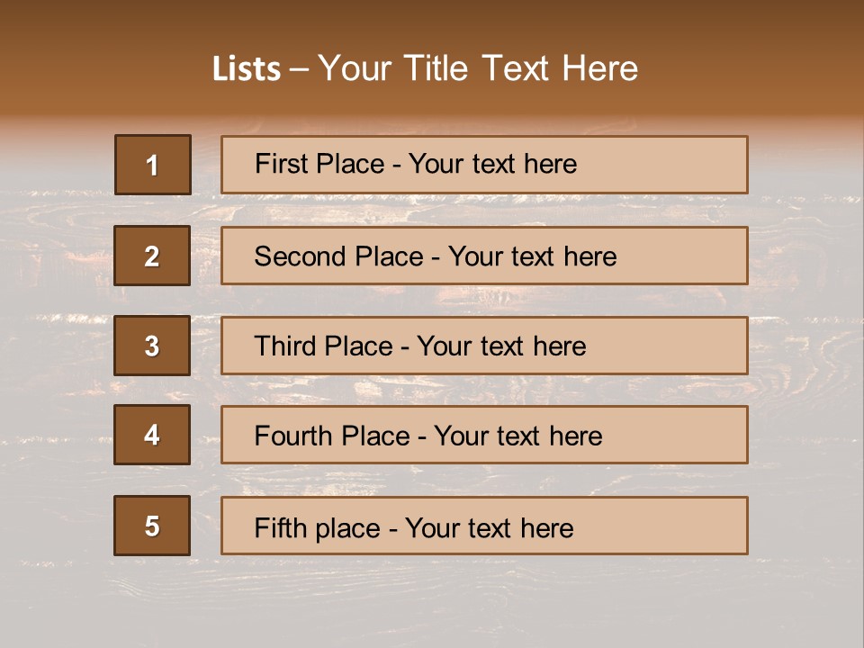 Wood Texture PowerPoint Template