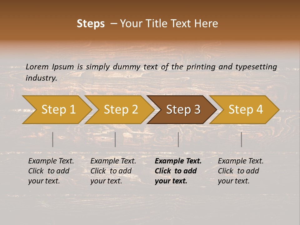 Wood Texture PowerPoint Template