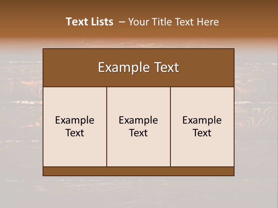 Wood Texture PowerPoint Template