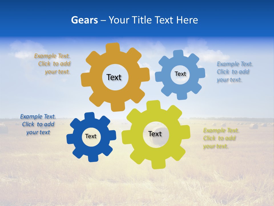 Rick Nature Wheat PowerPoint Template