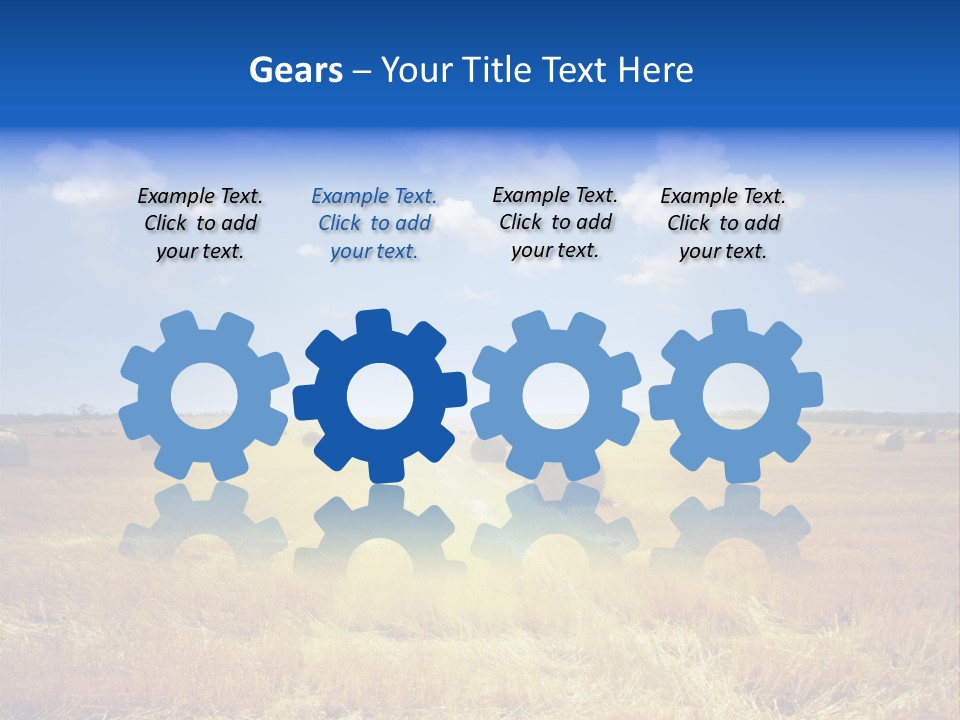 Rick Nature Wheat PowerPoint Template