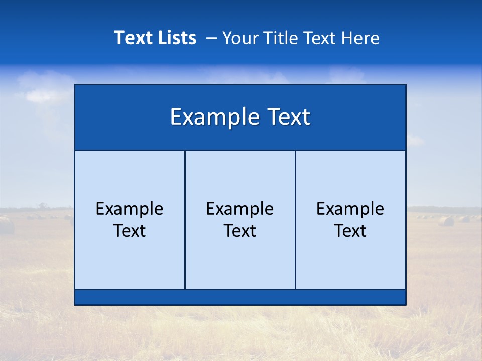 Rick Nature Wheat PowerPoint Template