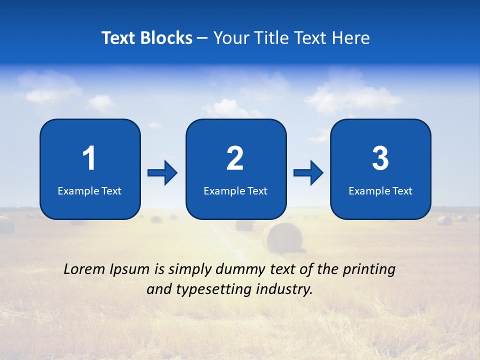Rick Nature Wheat PowerPoint Template