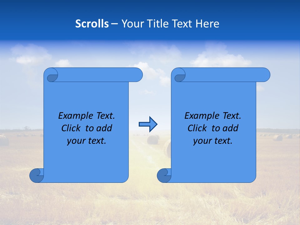 Rick Nature Wheat PowerPoint Template