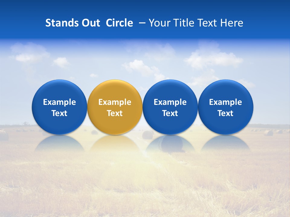 Rick Nature Wheat PowerPoint Template