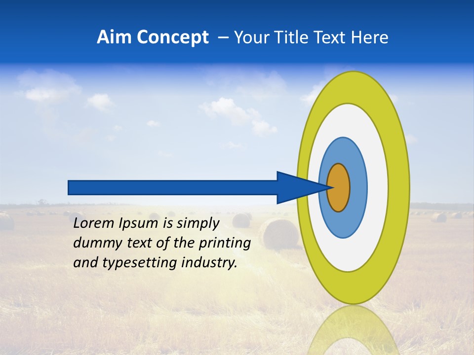 Rick Nature Wheat PowerPoint Template