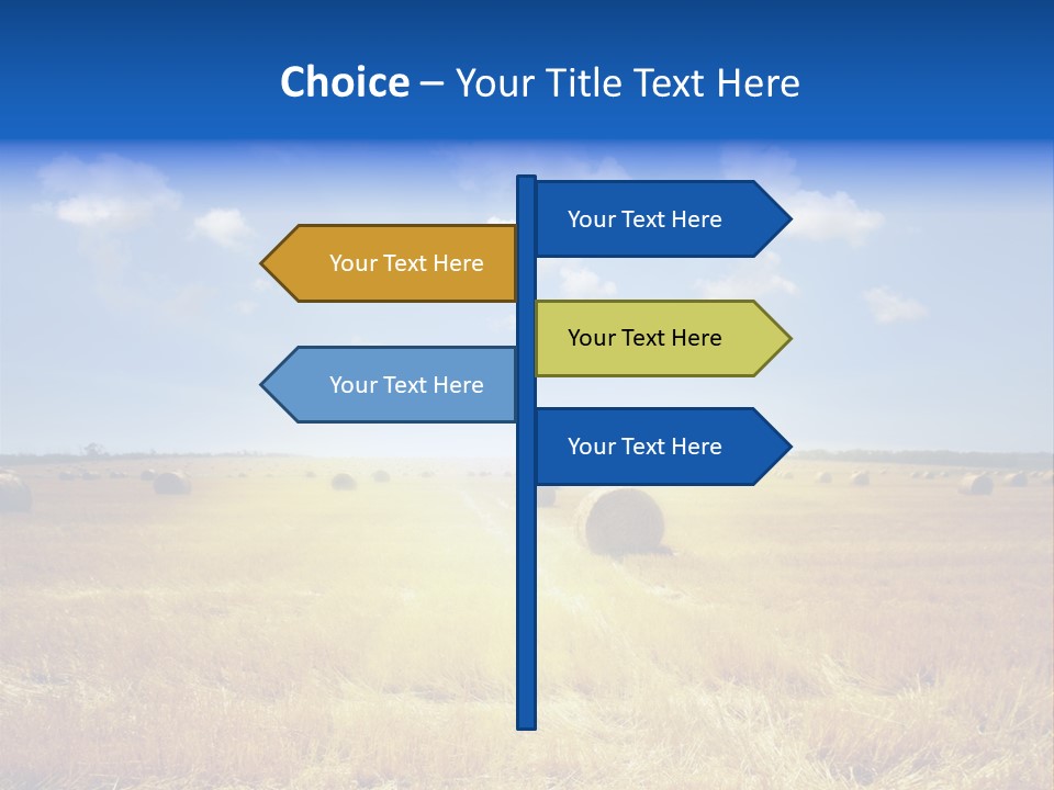 Rick Nature Wheat PowerPoint Template