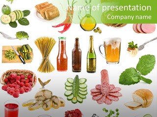 Food And Drinks PowerPoint Template