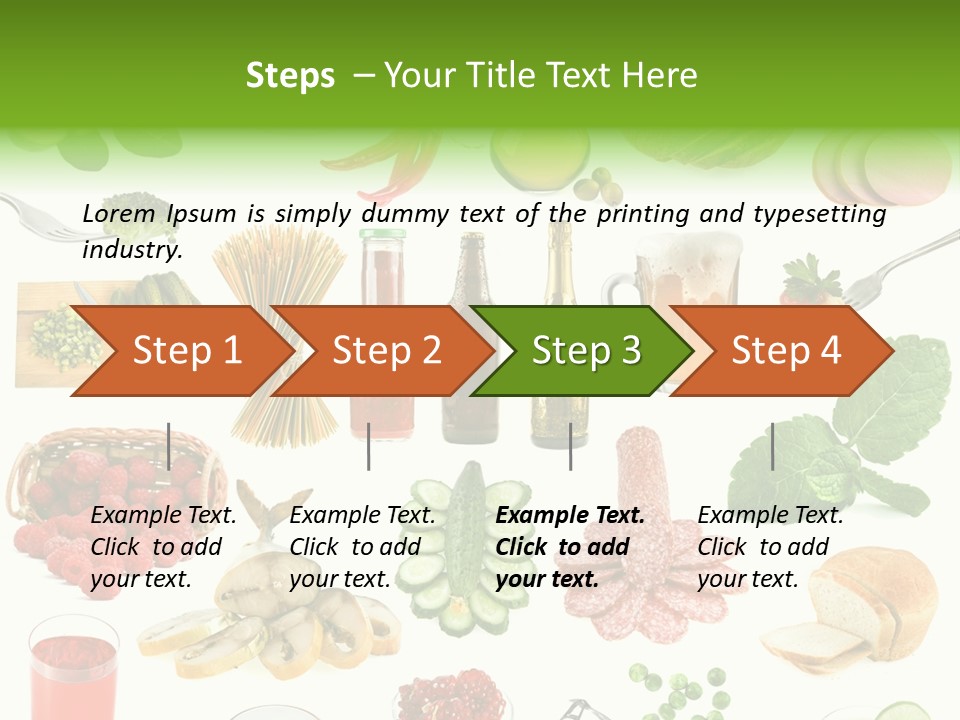 Food And Drinks PowerPoint Template