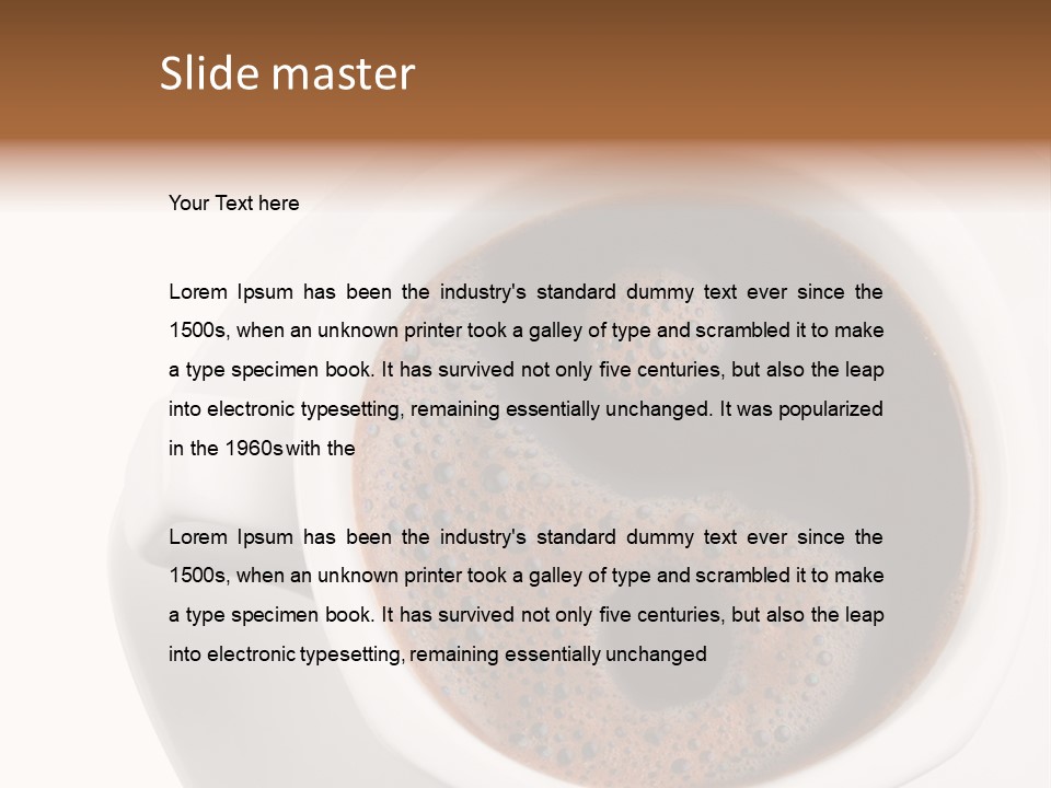 Yin Yang Coffee PowerPoint Template