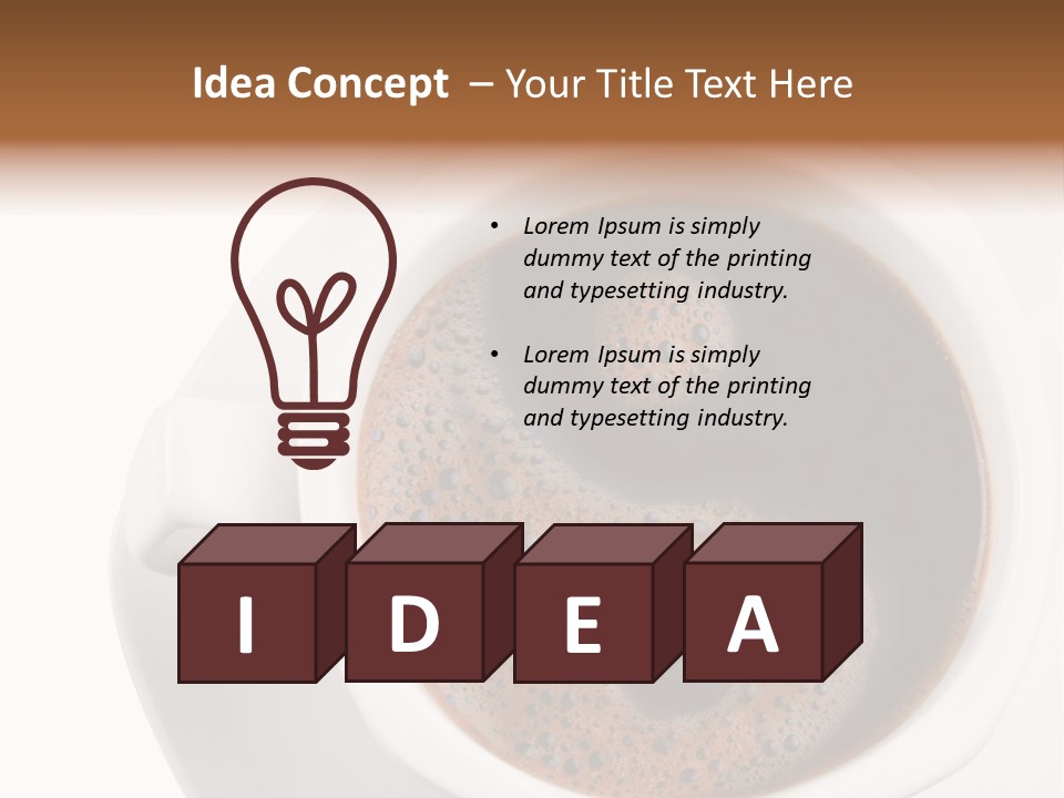 Yin Yang Coffee PowerPoint Template