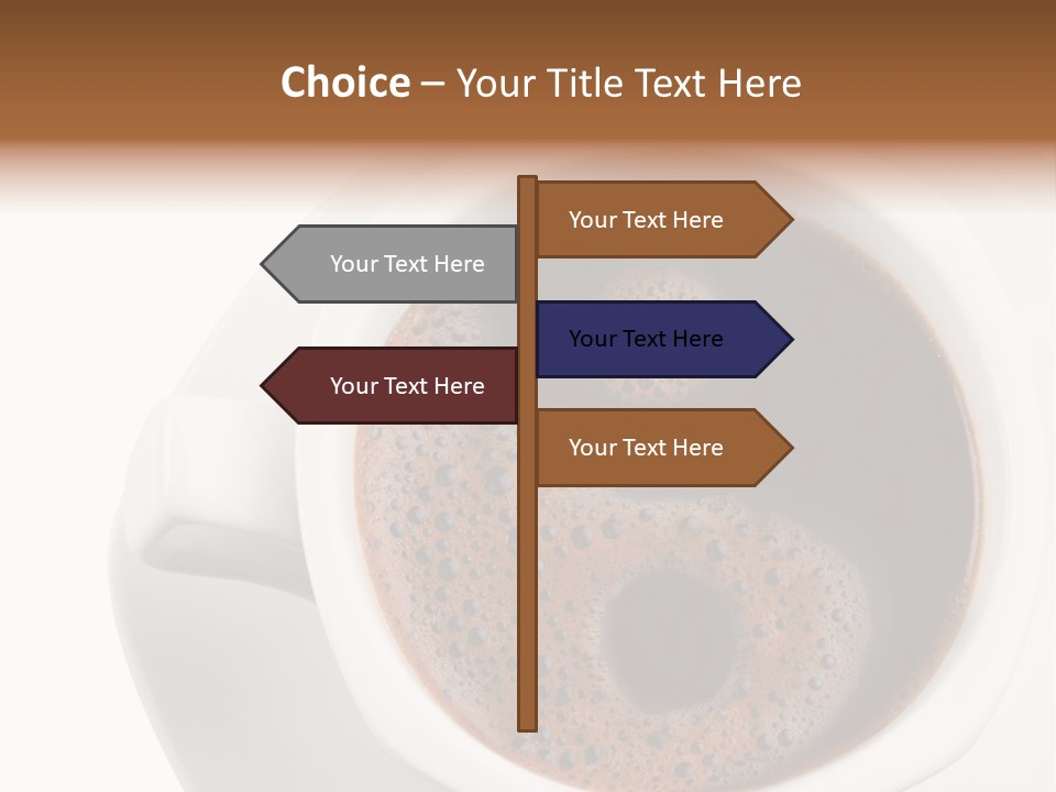 Yin Yang Coffee PowerPoint Template