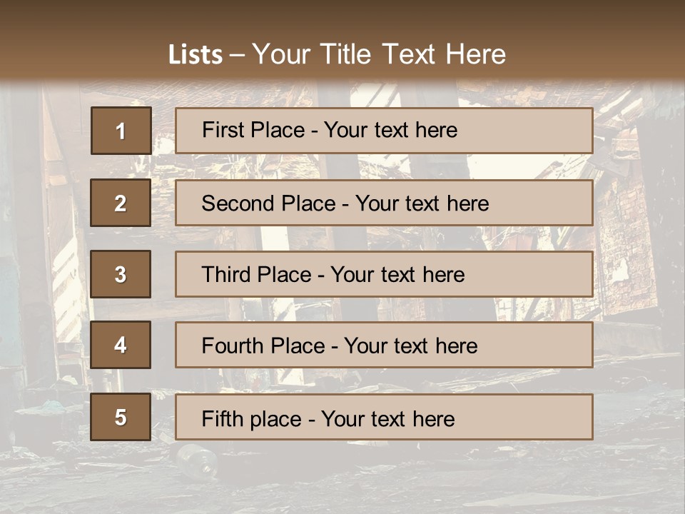City Ruin PowerPoint Template