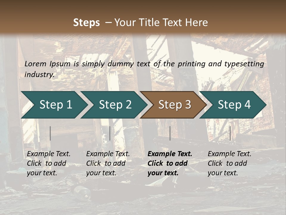 City Ruin PowerPoint Template