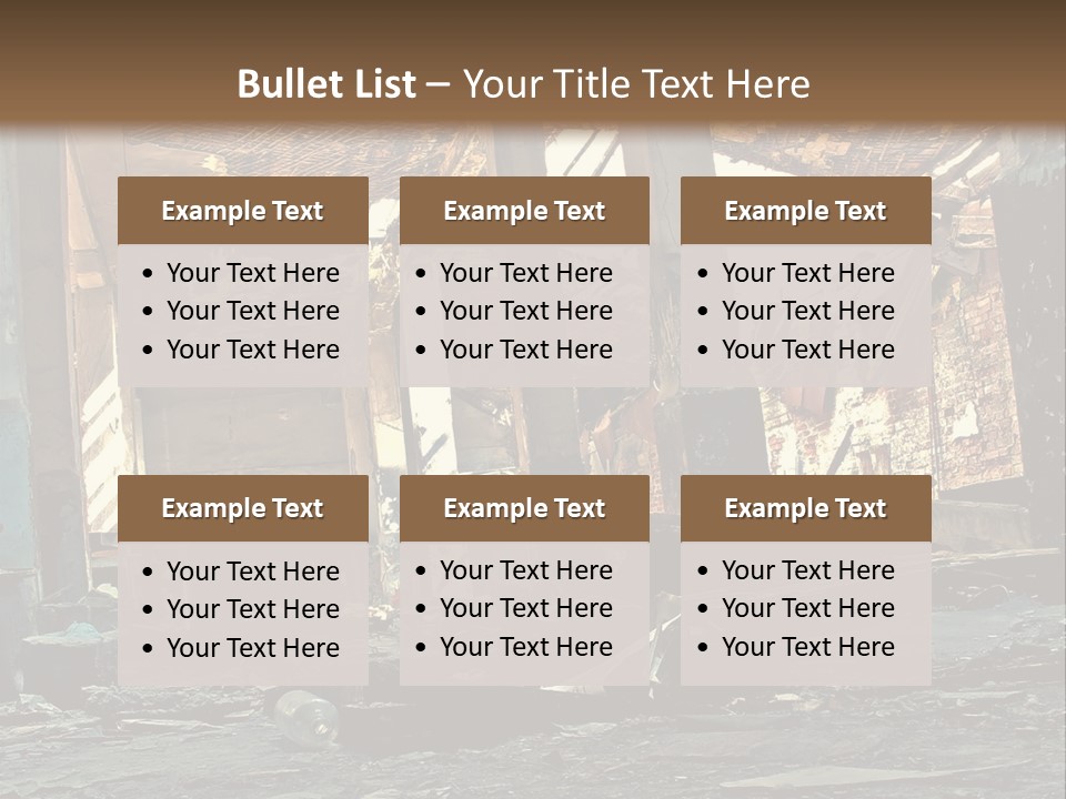 City Ruin PowerPoint Template
