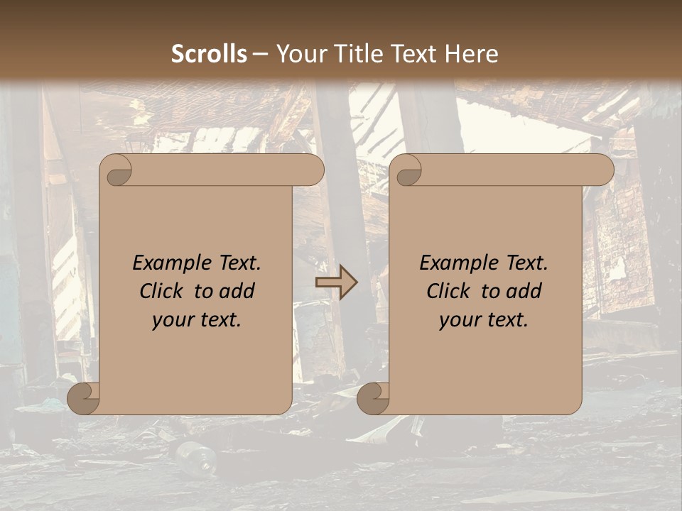 City Ruin PowerPoint Template