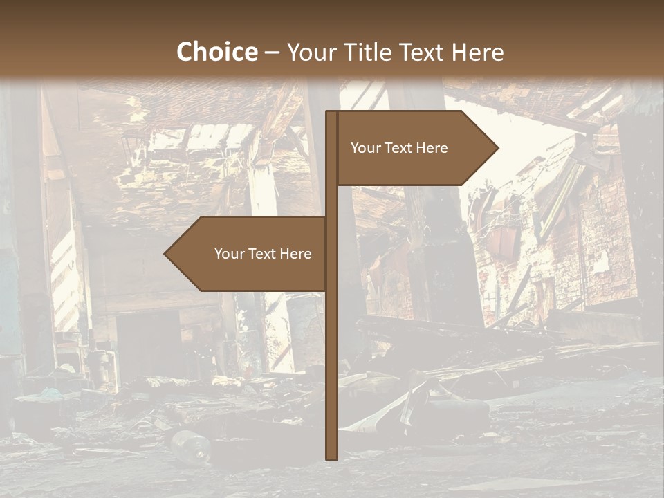 City Ruin PowerPoint Template