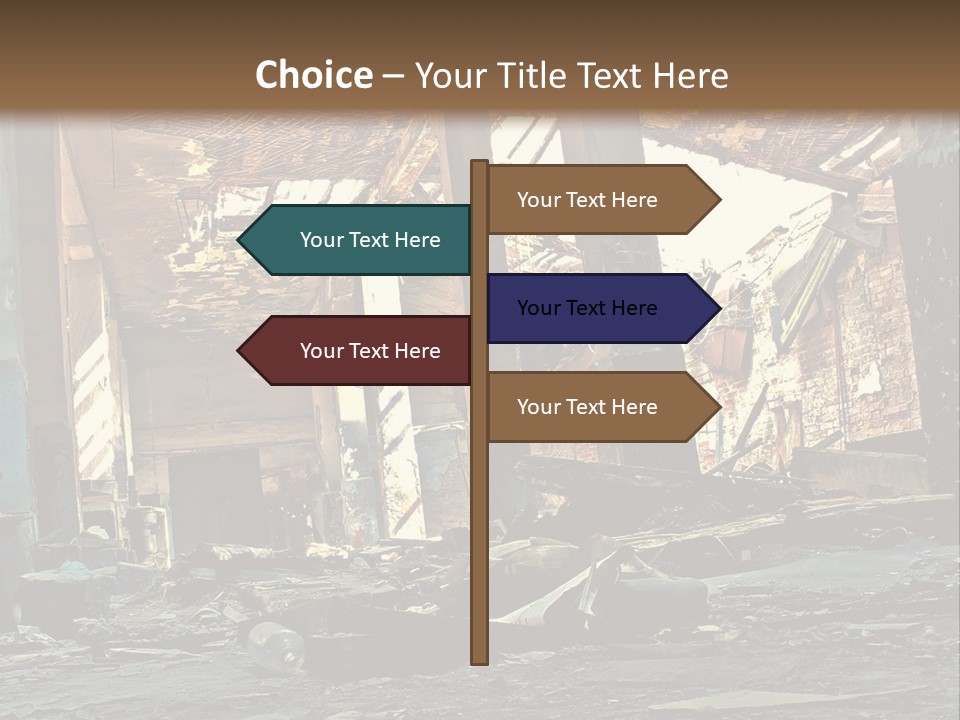 City Ruin PowerPoint Template