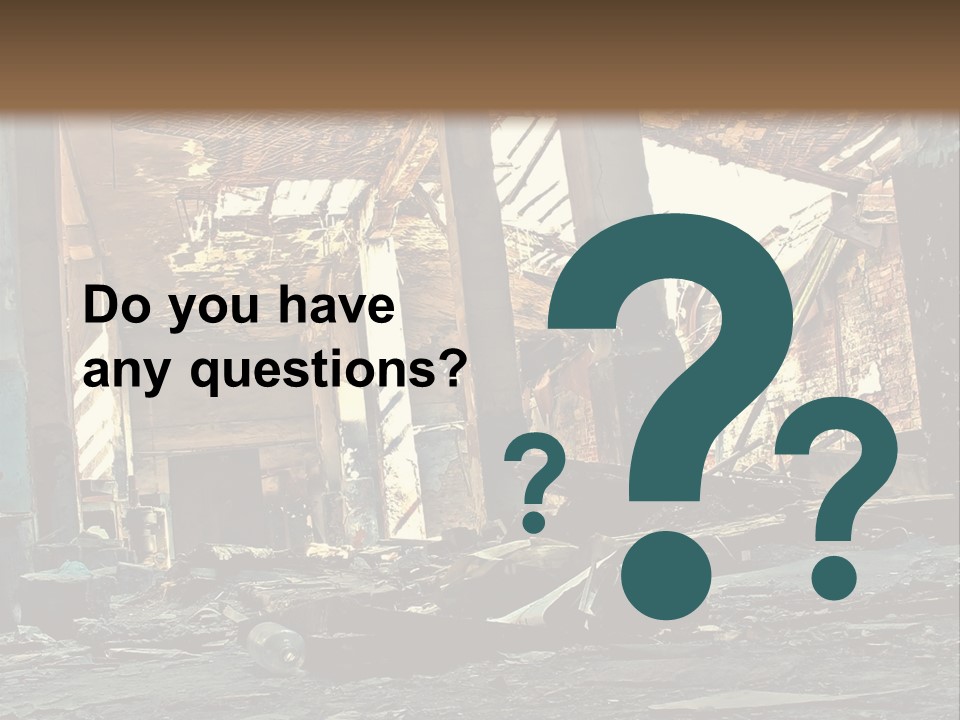 City Ruin PowerPoint Template