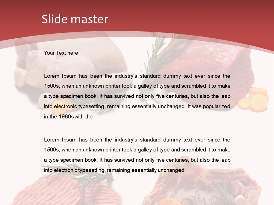 Meat PowerPoint Template