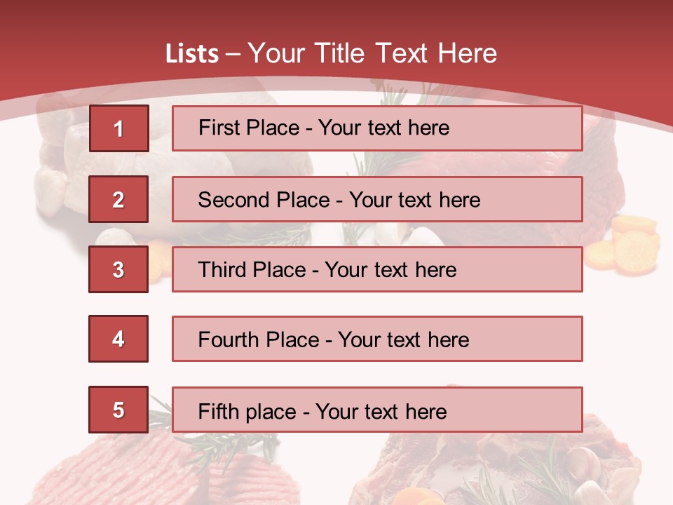 Meat PowerPoint Template