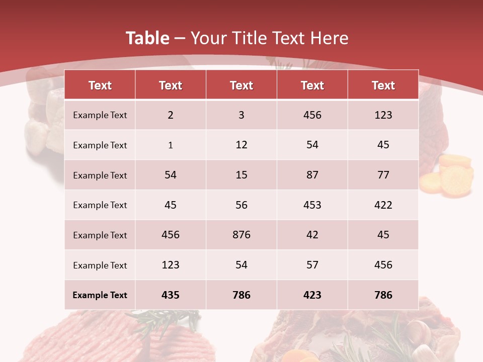 Meat PowerPoint Template